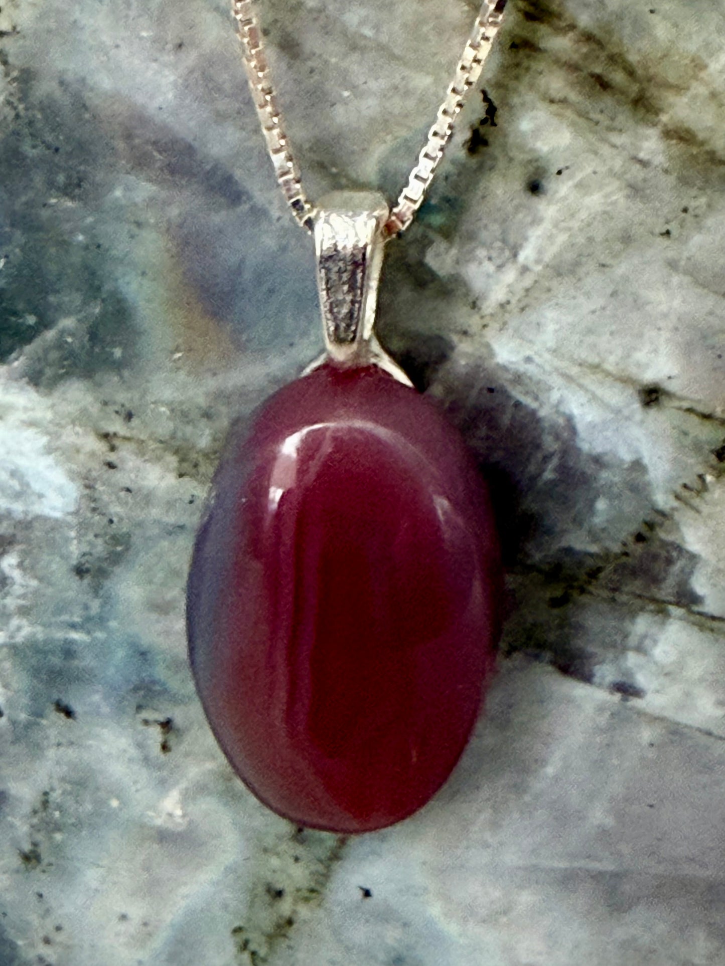 Earthen Calm — Swazi Agate Pendant