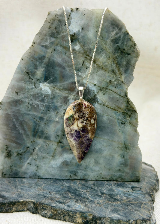 Mystic Mosaic — Kaleidoscope Stone Pendant